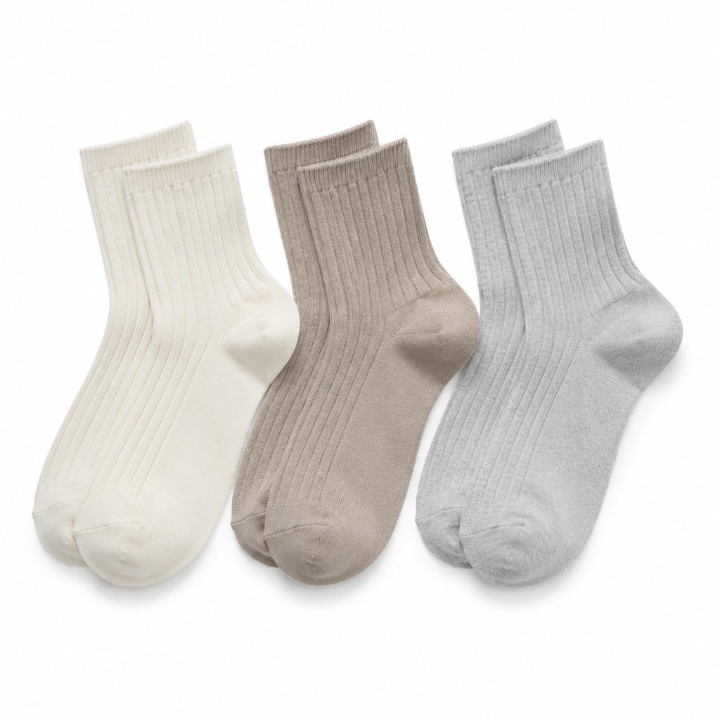 Cotton Ankle Socks - 3 Pack