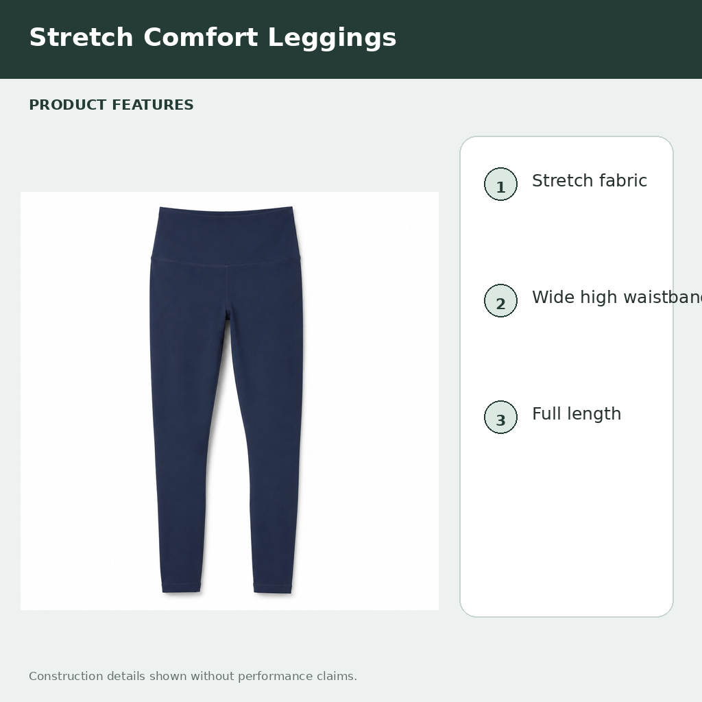 Stretch Comfort Leggings