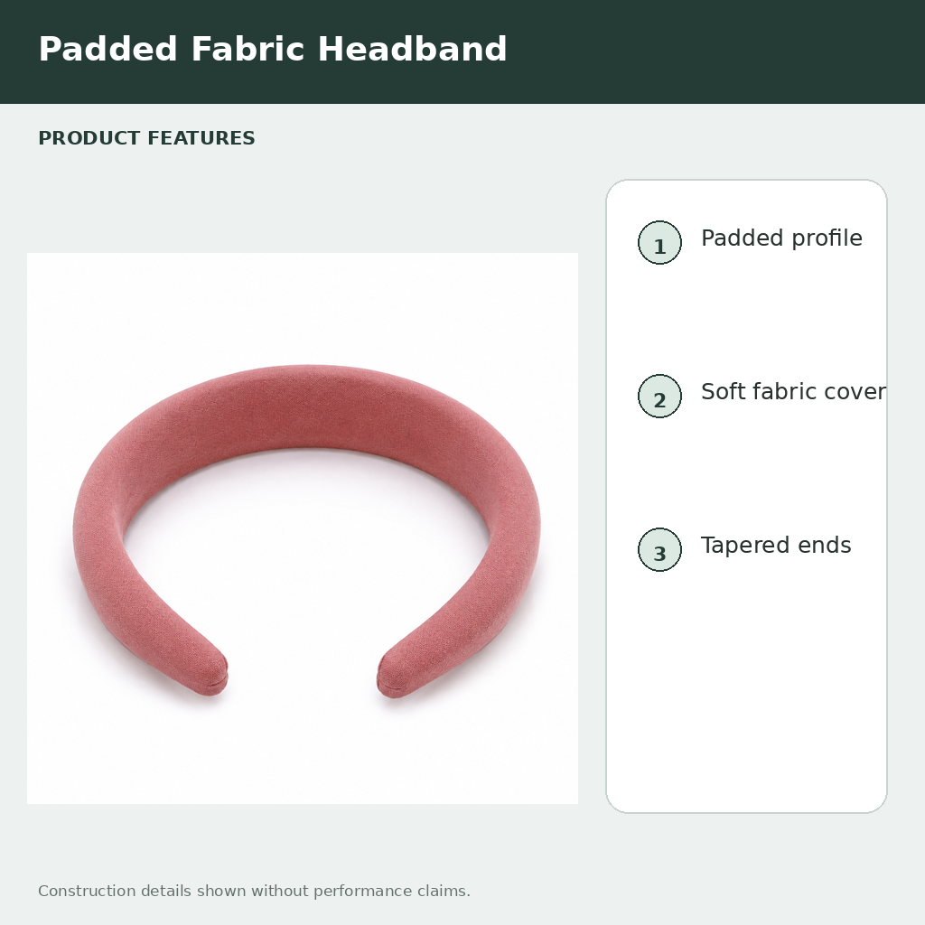 Padded Fabric Headband