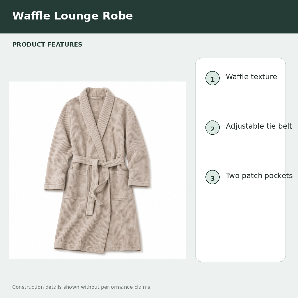 Waffle Lounge Robe