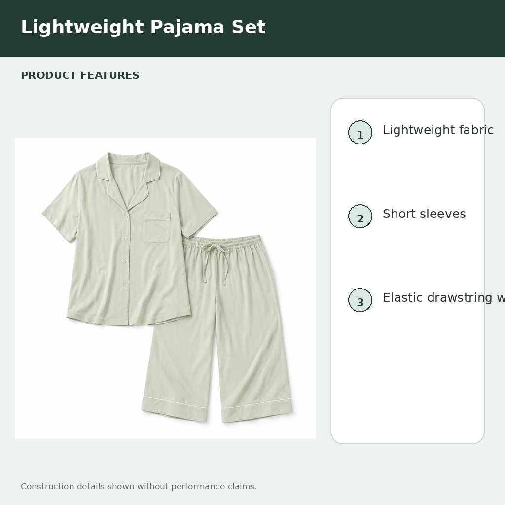 Lightweight Pajama Set