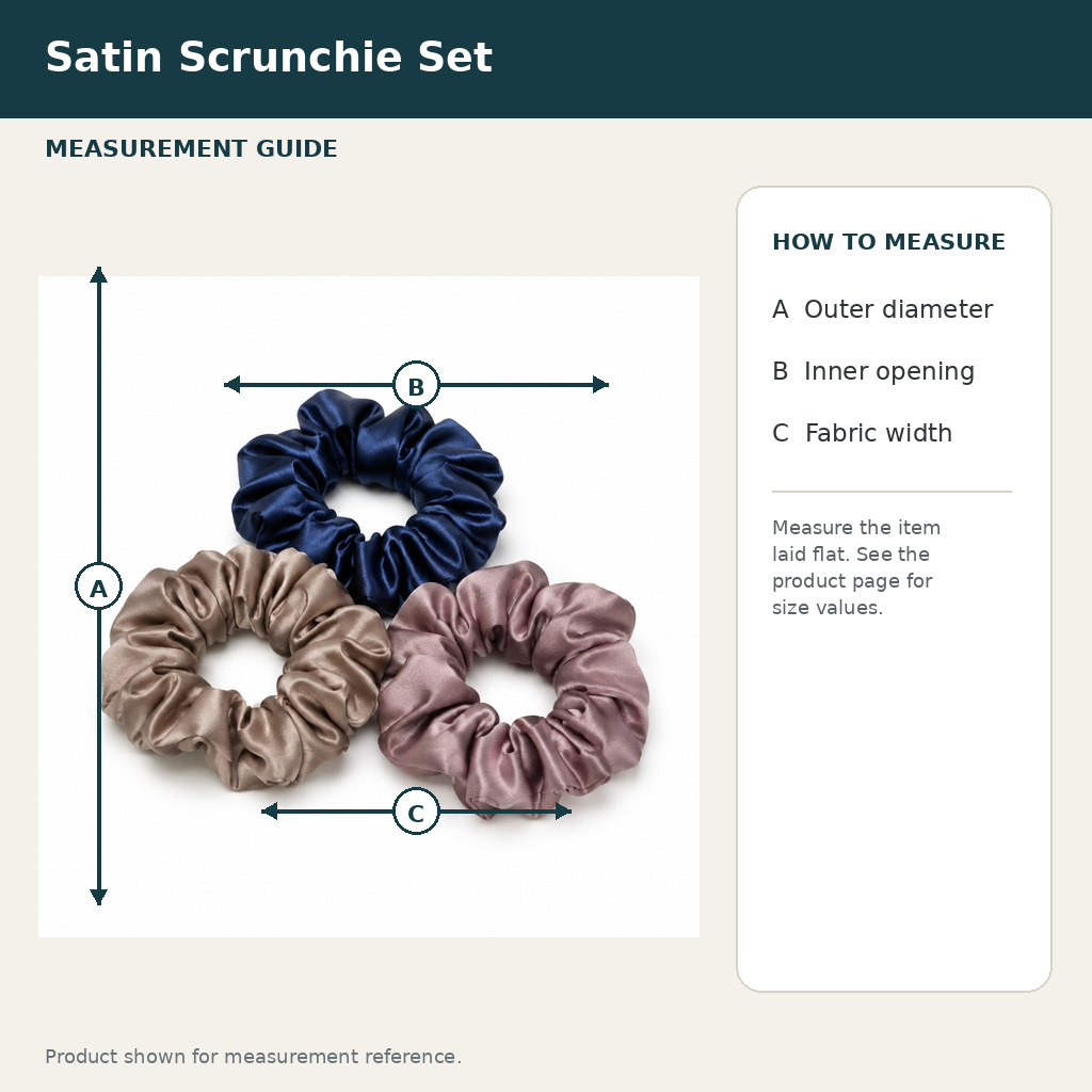 Satin Scrunchie Set
