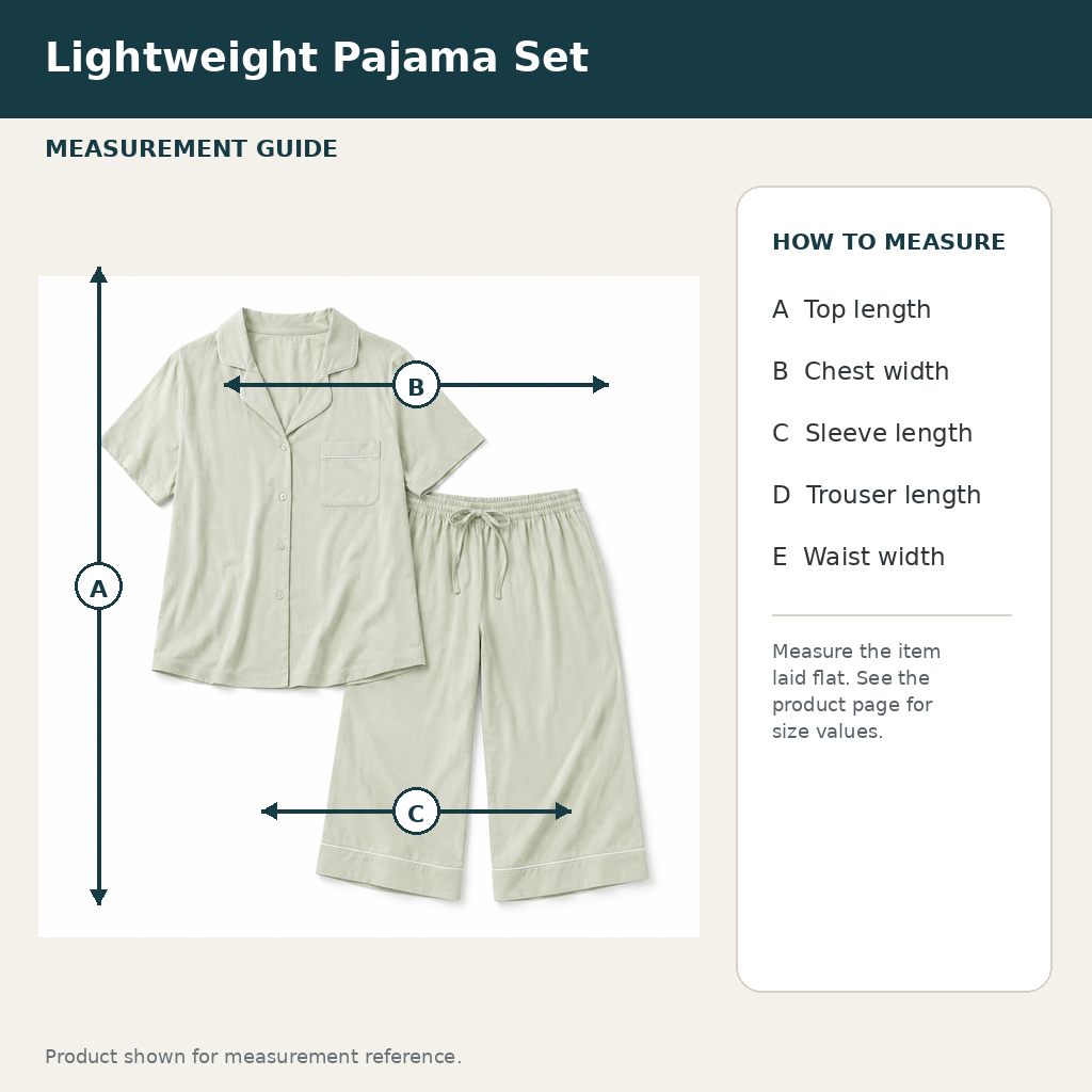 Lightweight Pajama Set