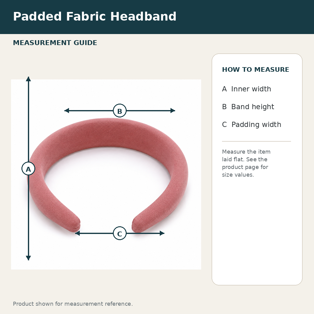 Padded Fabric Headband