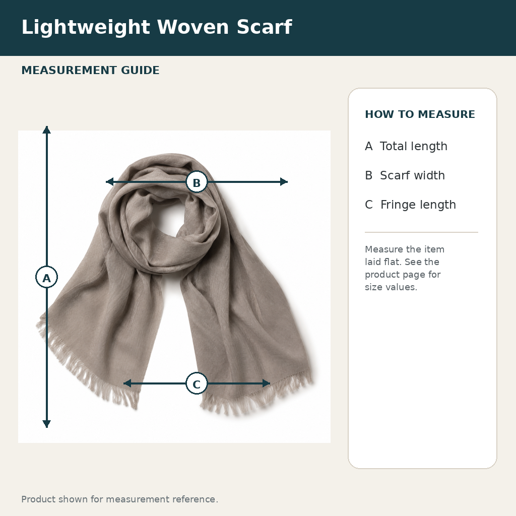 Lightweight Woven Scarf